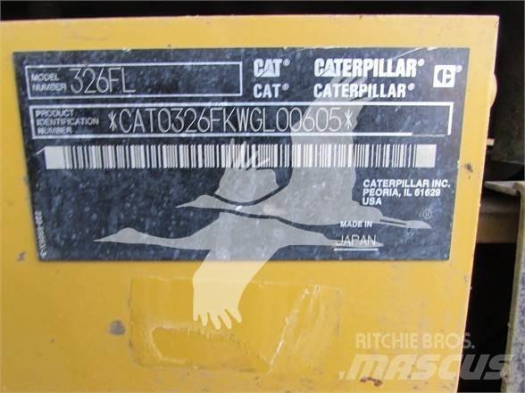 CAT 326FL Vikšriniai ekskavatoriai