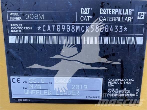 CAT 908M Naudoti ratiniai krautuvai