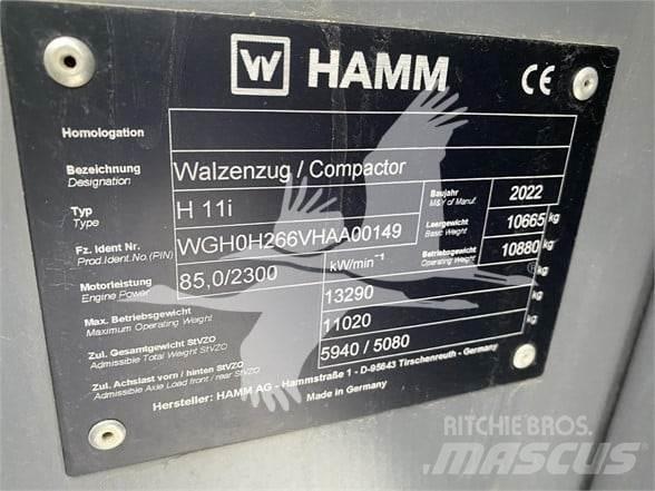 Hamm H11i Vieno būgno volai