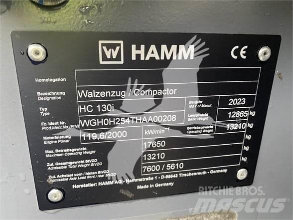 Hamm HC130i Vieno būgno volai