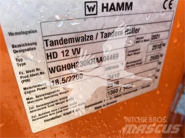 Hamm HD12VV Vieno būgno volai