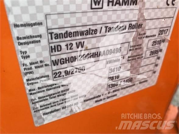 Hamm HD12VV Vieno būgno volai