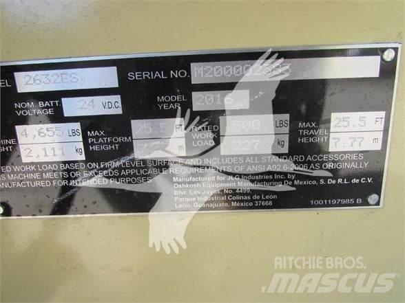JLG 2632ES Žirkliniai keltuvai