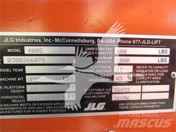 JLG 400S Teleskopiniai keltuvai
