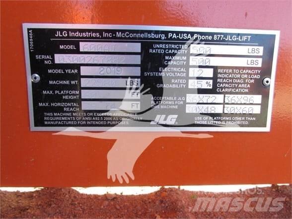 JLG 600AJ Alkūniniai keltuvai