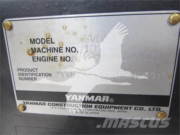 Yanmar SV08-1D Mini ekskavatoriai < 7 t