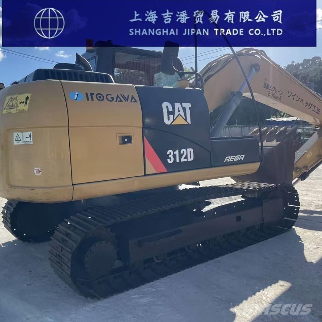 CAT 312 D Vikšriniai ekskavatoriai