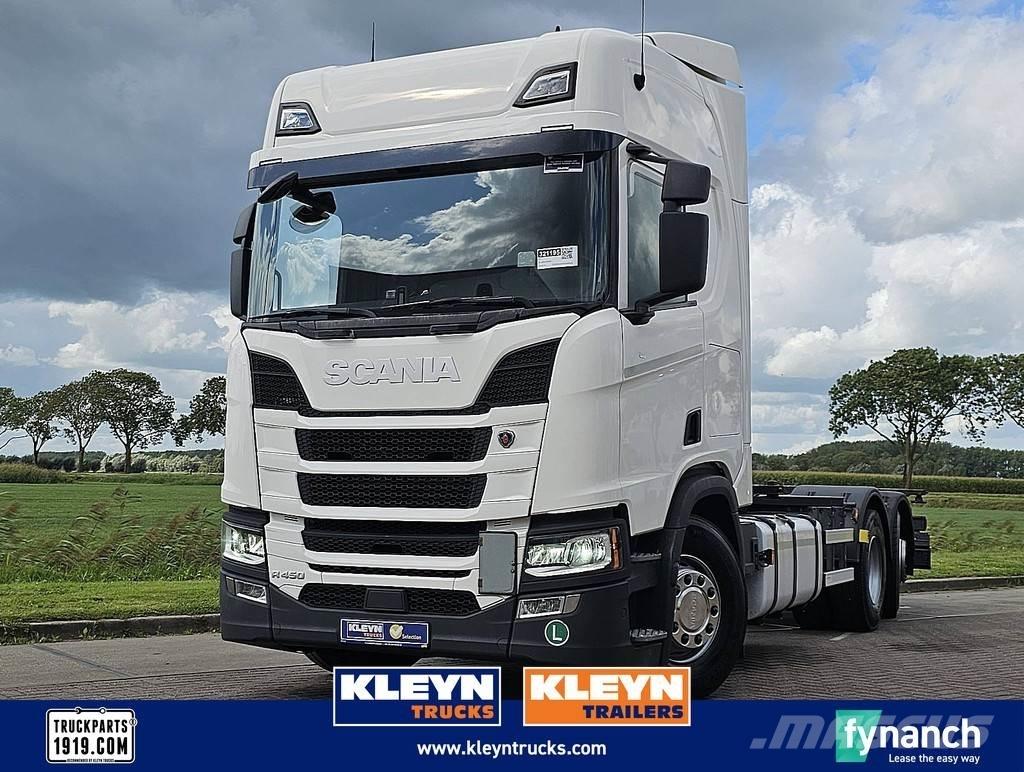 Scania R450 6x2*4 Savivarčiai su kabeliniu keltuvu