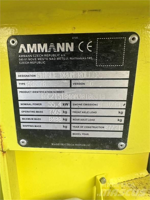 Ammann ARS70 Vieno būgno volai
