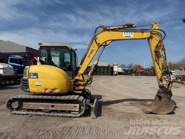 Komatsu PC 80 Vidutinės galios ekskavatoriai 7-12 t
