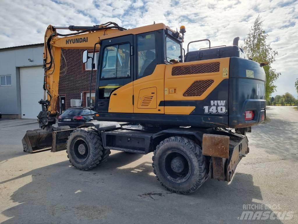 Hyundai HW 140 Ratiniai ekskavatoriai