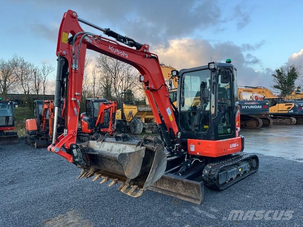 Kubota U 36-4 Mini ekskavatoriai < 7 t
