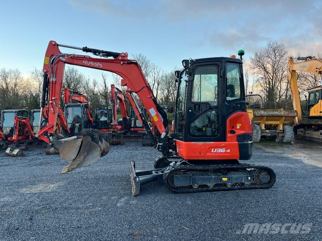Kubota U 36-4 Mini ekskavatoriai < 7 t