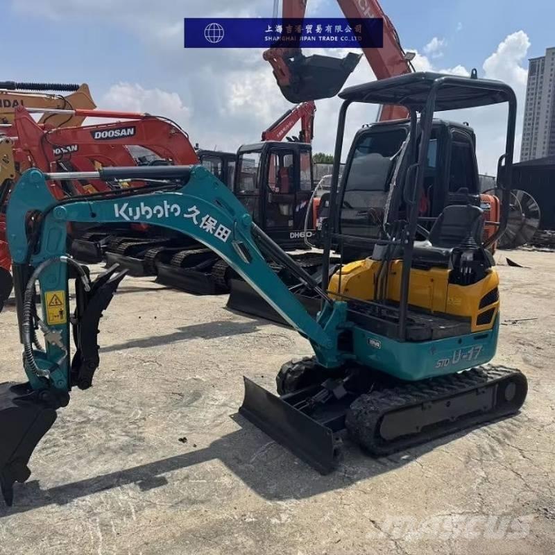 Kubota U 17 Mini ekskavatoriai < 7 t
