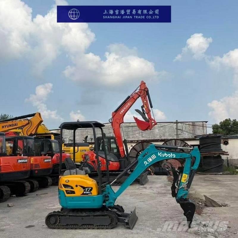 Kubota U 17 Mini ekskavatoriai < 7 t