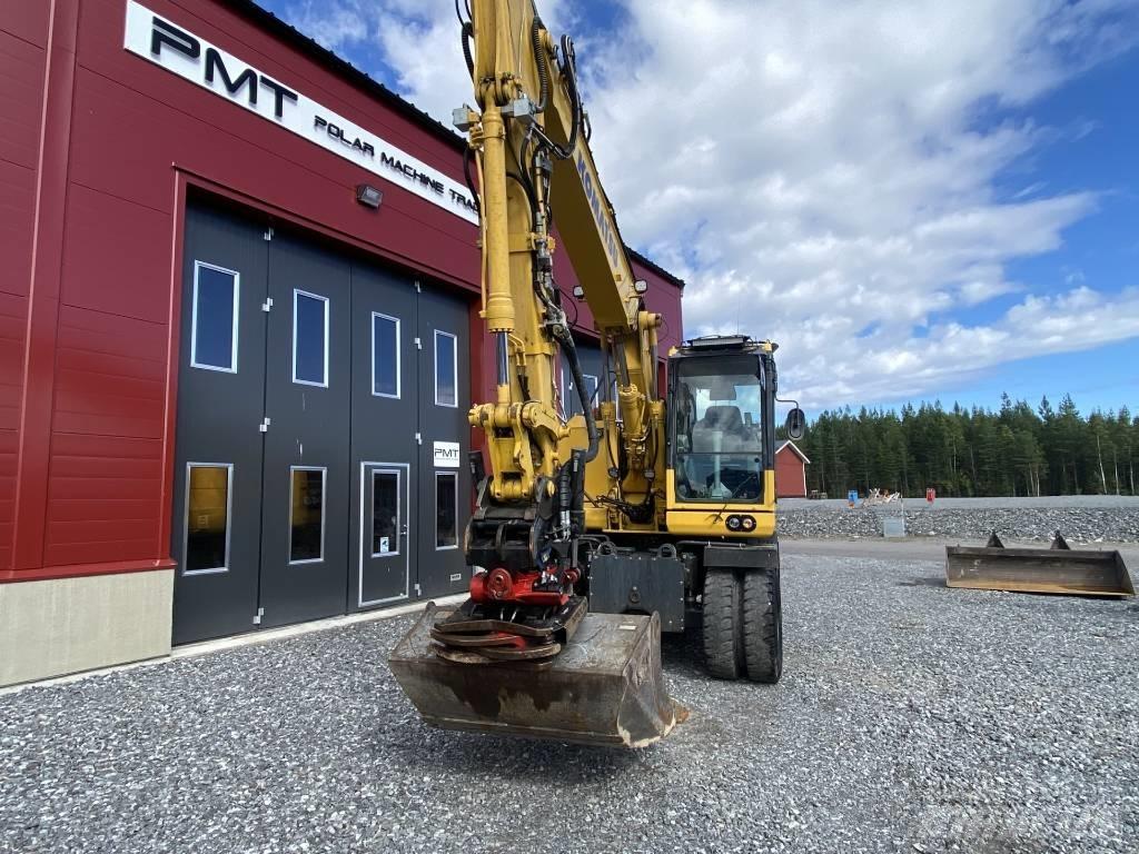 Komatsu PW 148-10 Ratiniai ekskavatoriai