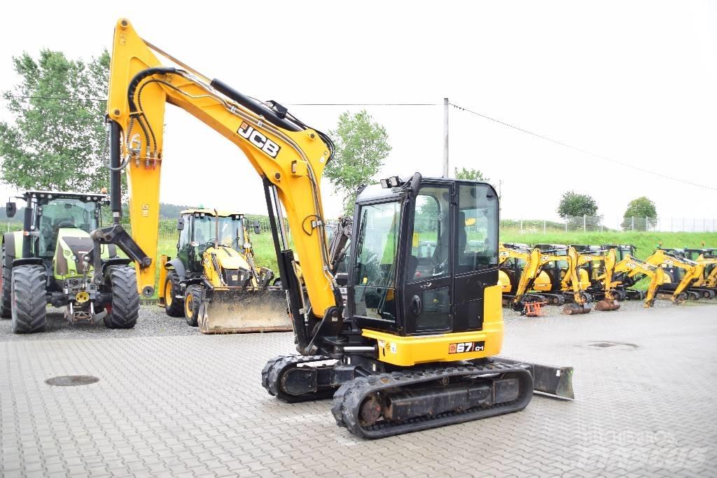 JCB 67 C-1  JCB 65R-1 Mini ekskavatoriai < 7 t