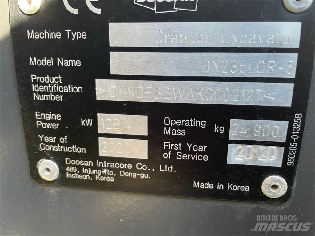 Doosan DX235 LRC Vikšriniai ekskavatoriai