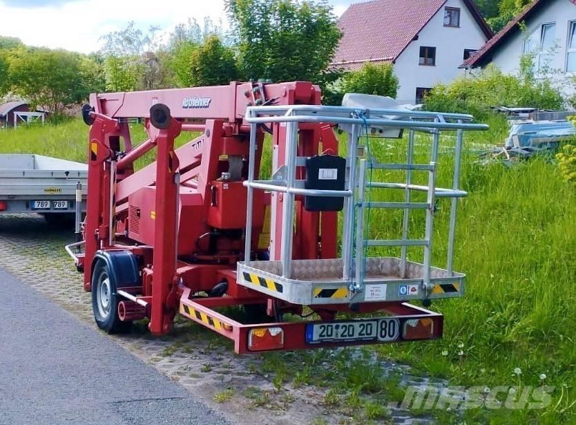 Europelift TM 18 GT Ant priekabų montuojamos kėlimo platformos