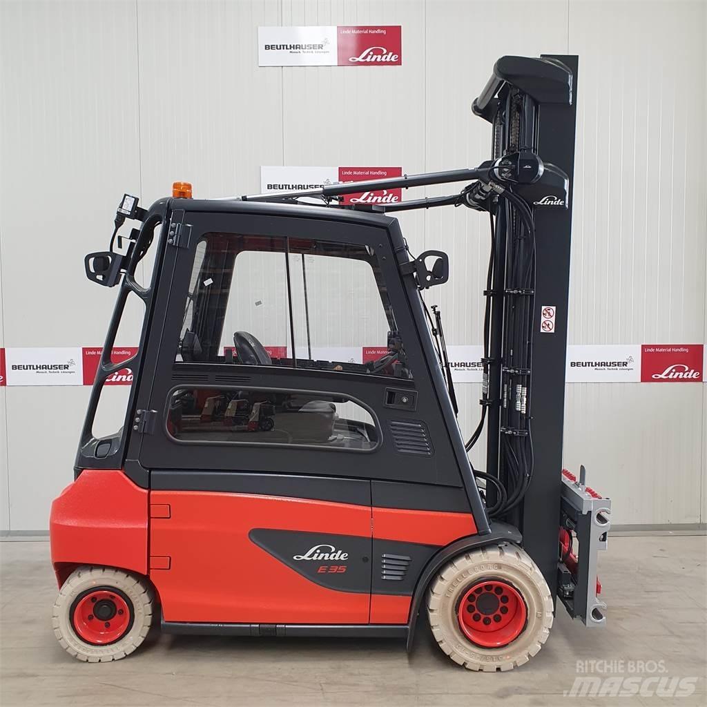 Linde E35L Elektriniai šakiniai krautuvai