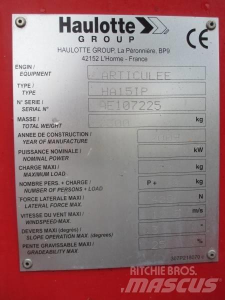 Haulotte HA 15 IP Alkūniniai keltuvai