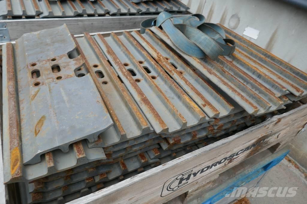  Bandplattor B:600mm Vikšrai, grandinės ir važiuoklės