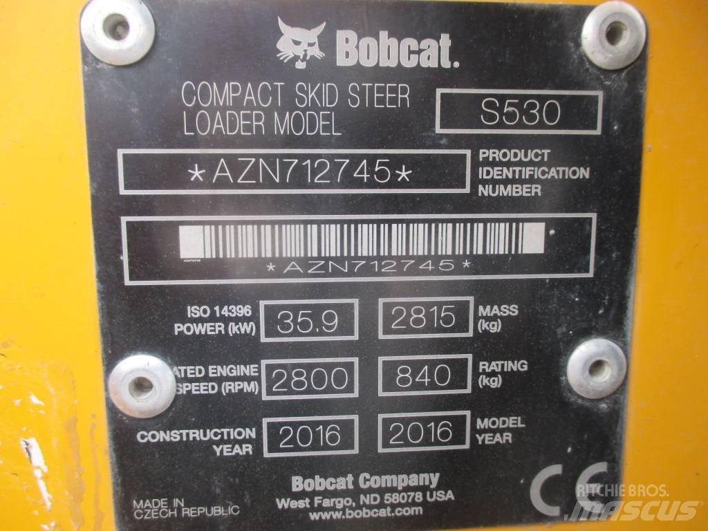Bobcat S 530 Krautuvai su šoniniu pasukimu