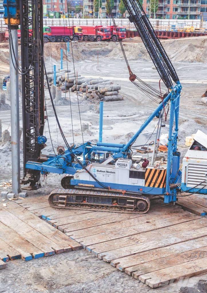 Hitachi KH230-3GLS Polių kalimo technika