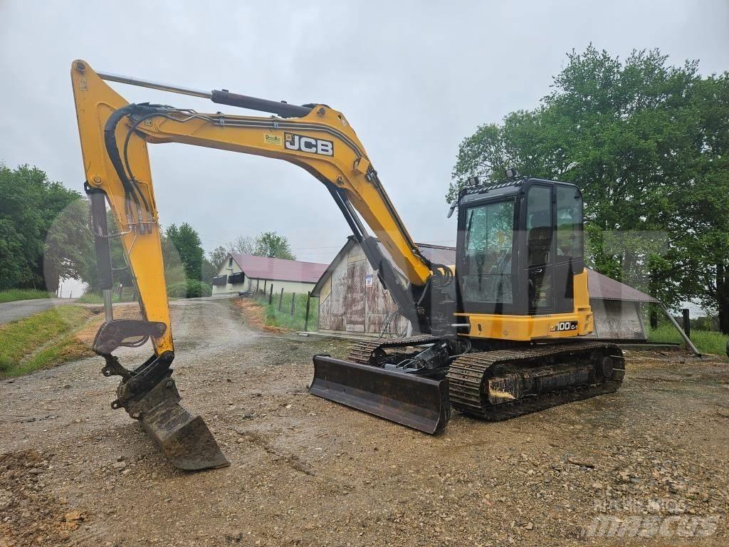 JCB 100 C Vidutinės galios ekskavatoriai 7-12 t