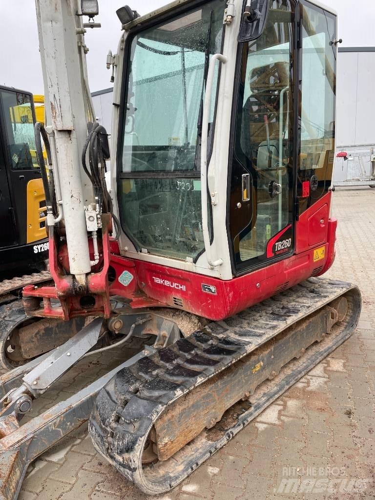 Takeuchi TB 260 Mini ekskavatoriai < 7 t