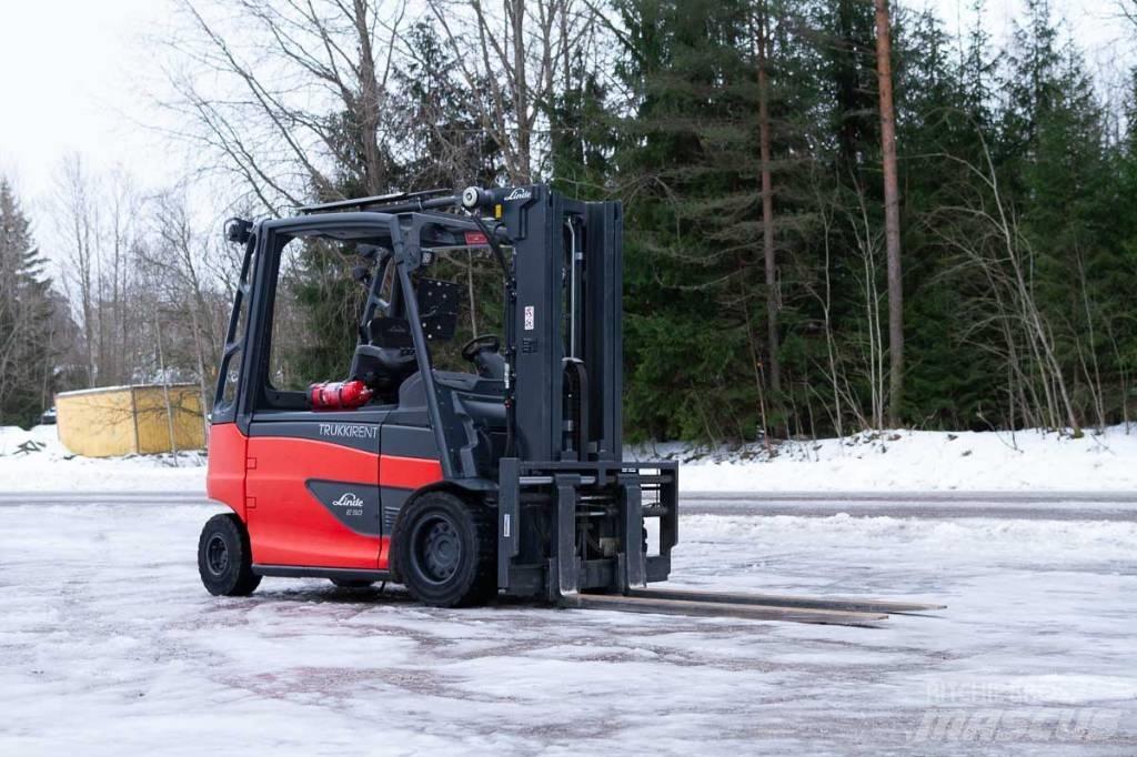 Linde E 50 Elektriniai šakiniai krautuvai