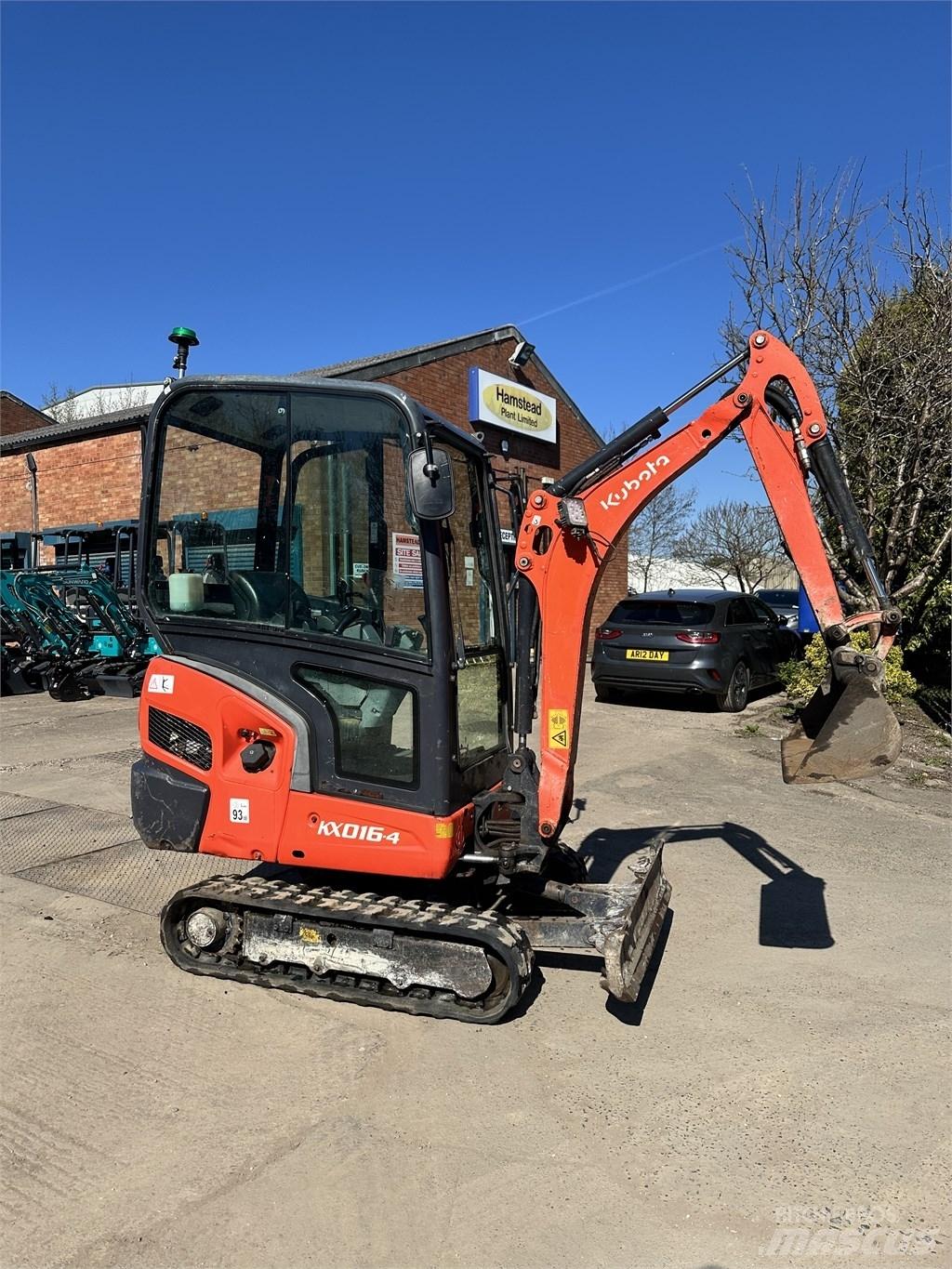 Kubota KX 016-4 Mini ekskavatoriai < 7 t