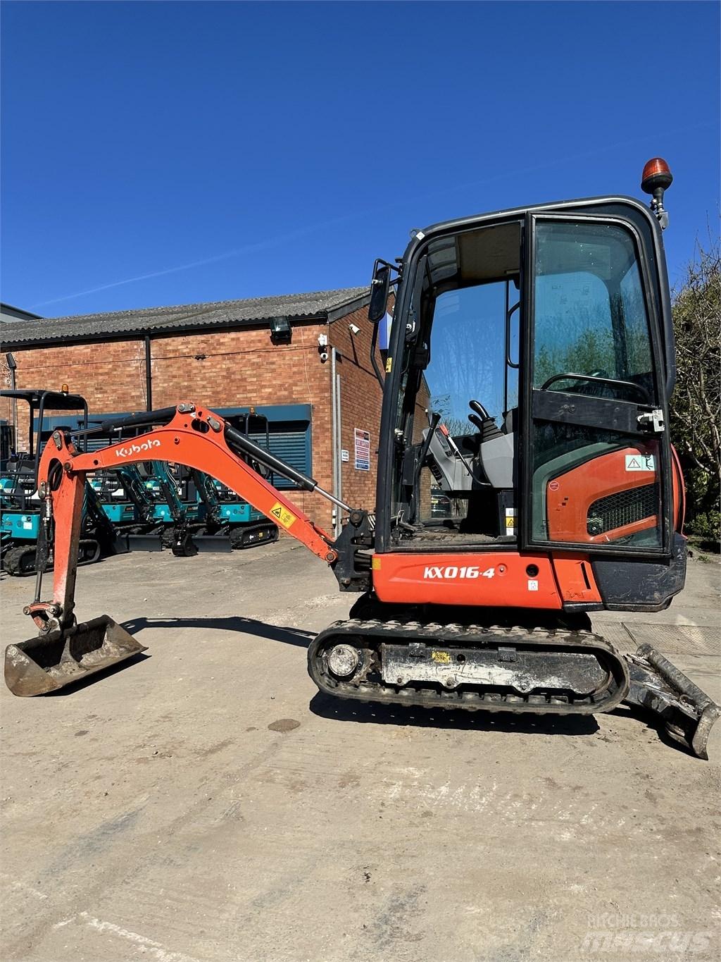Kubota KX 016-4 Mini ekskavatoriai < 7 t