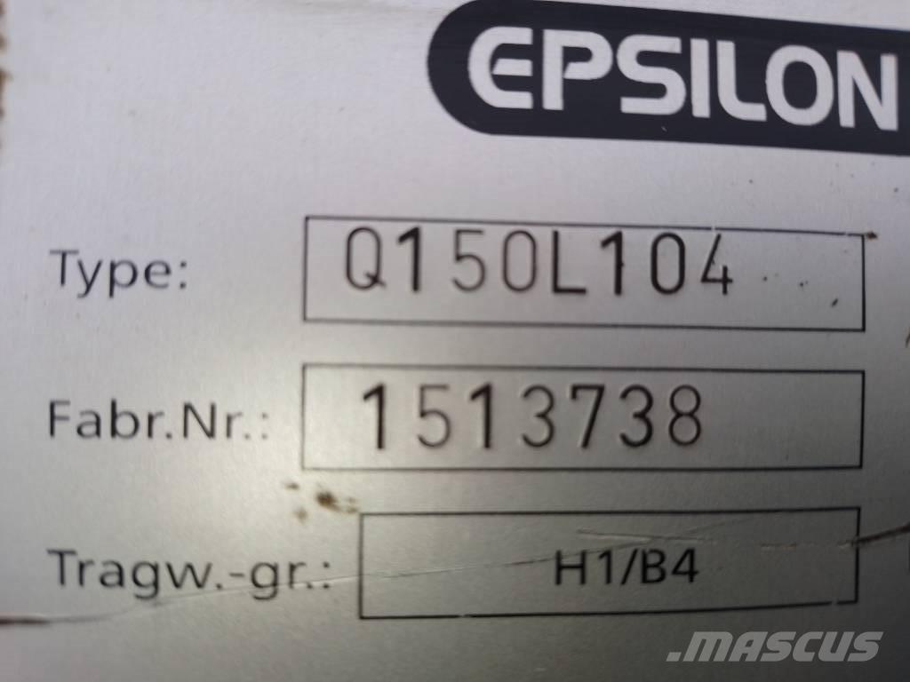 Epsilon Q 150 L104 Medienos kranai