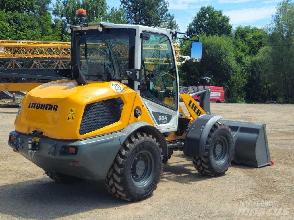 Liebherr L 504 Naudoti ratiniai krautuvai