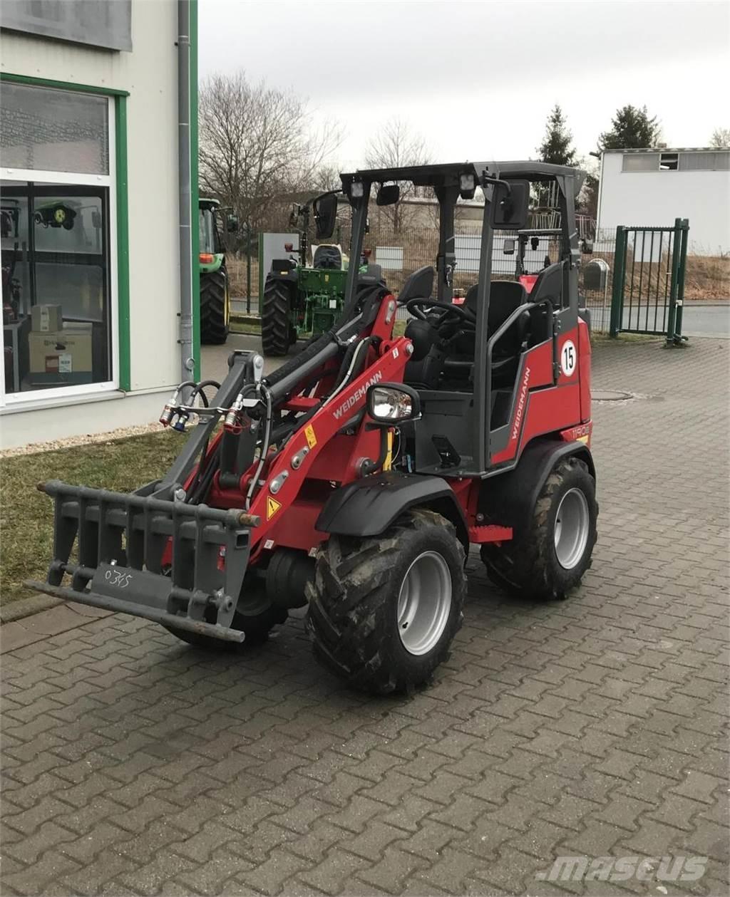 Weidemann 1190e Naudoti ratiniai krautuvai