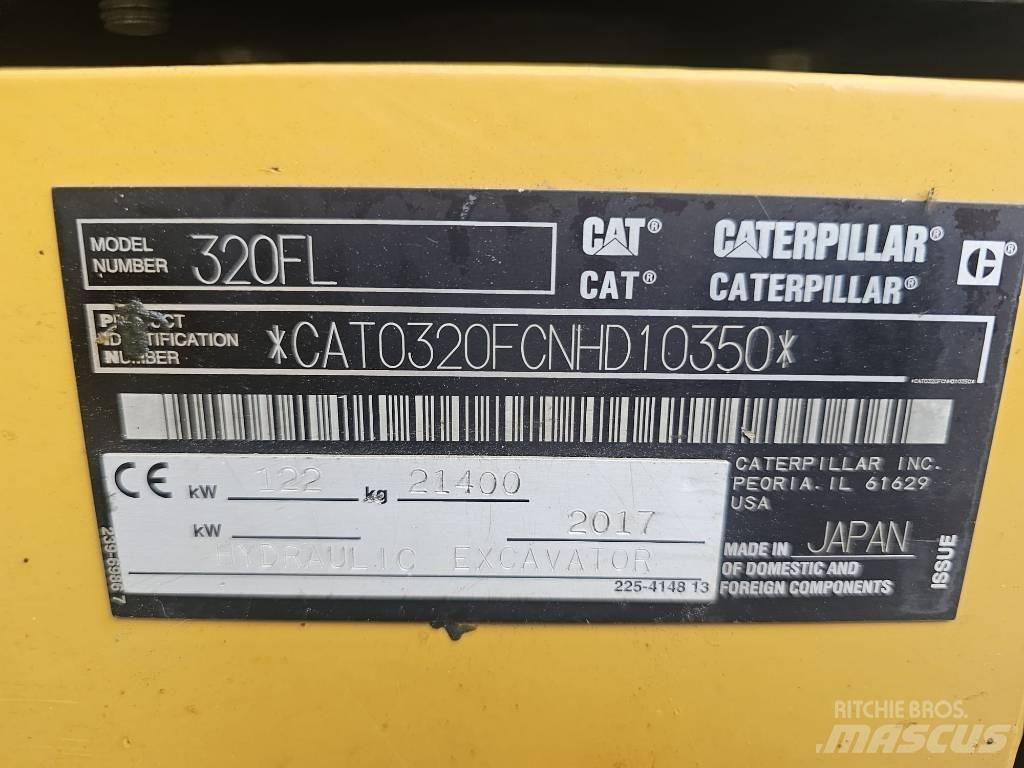 CAT 320FL Vikšriniai ekskavatoriai