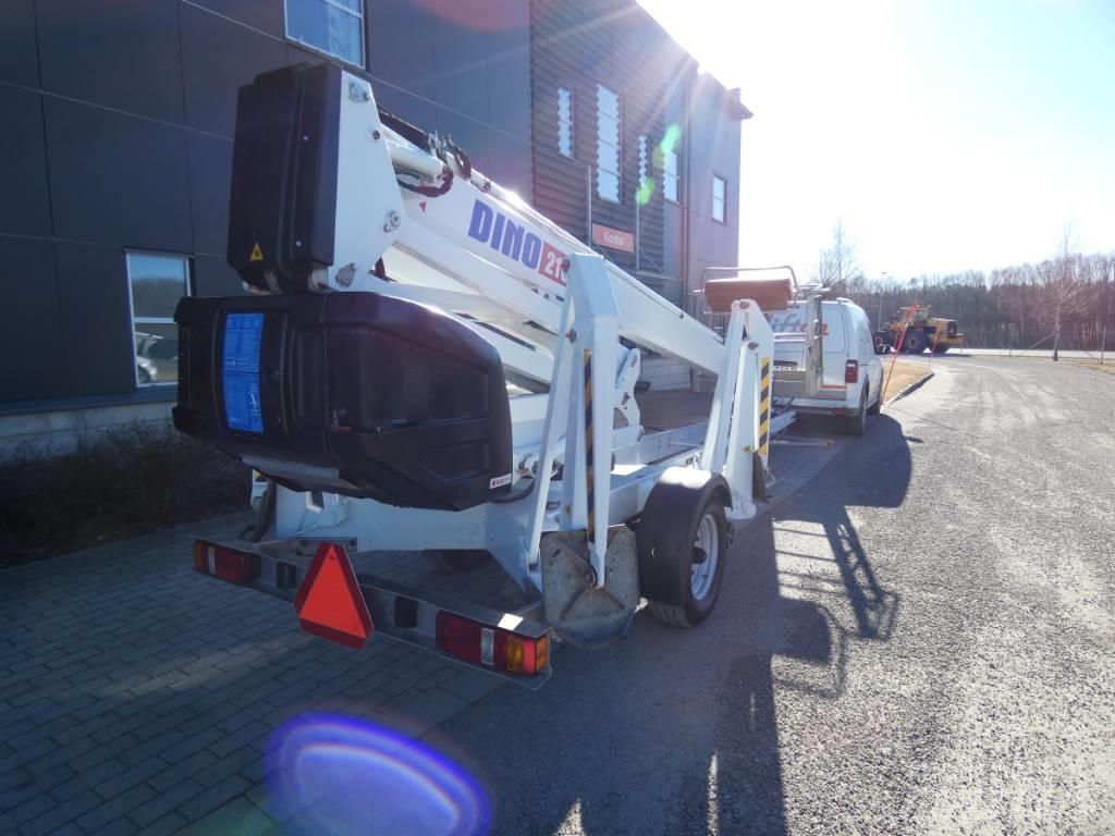 Dino 210 XT Skylift Ant priekabų montuojamos kėlimo platformos