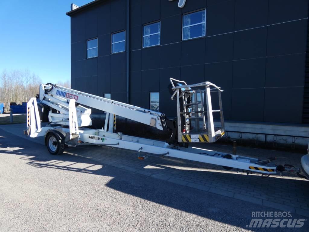 Dino 210 XT Skylift Ant priekabų montuojamos kėlimo platformos