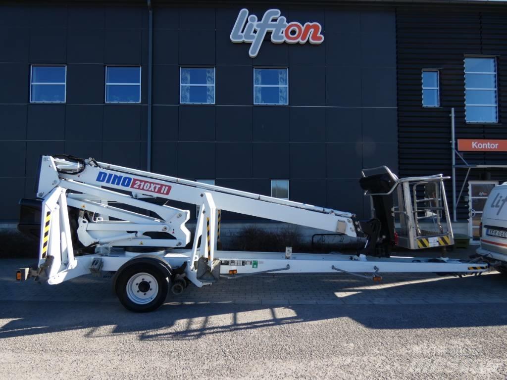 Dino 210 XT Skylift Ant priekabų montuojamos kėlimo platformos