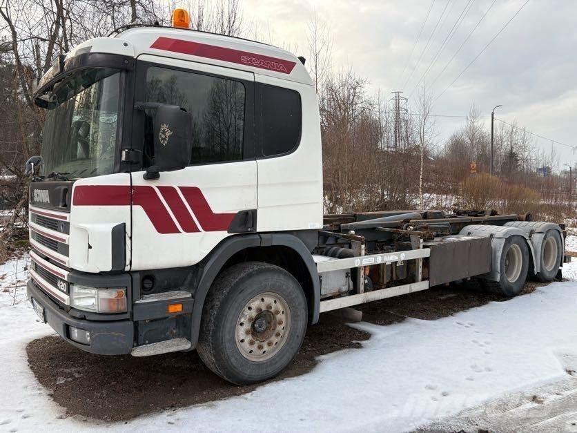 Scania G124 440 Savivarčiai su kabeliniu keltuvu