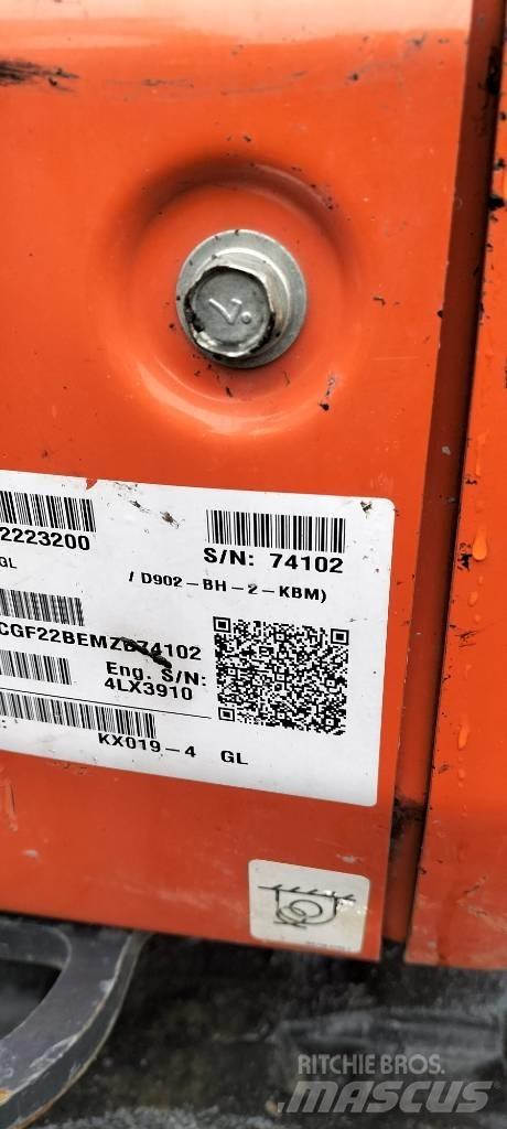 Kubota KX 019-4 Mini ekskavatoriai < 7 t