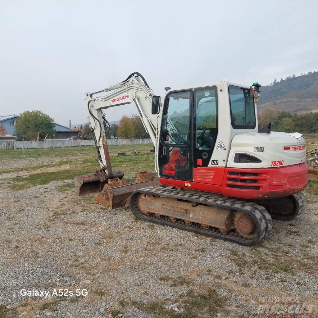 Takeuchi TB 290 Vidutinės galios ekskavatoriai 7-12 t