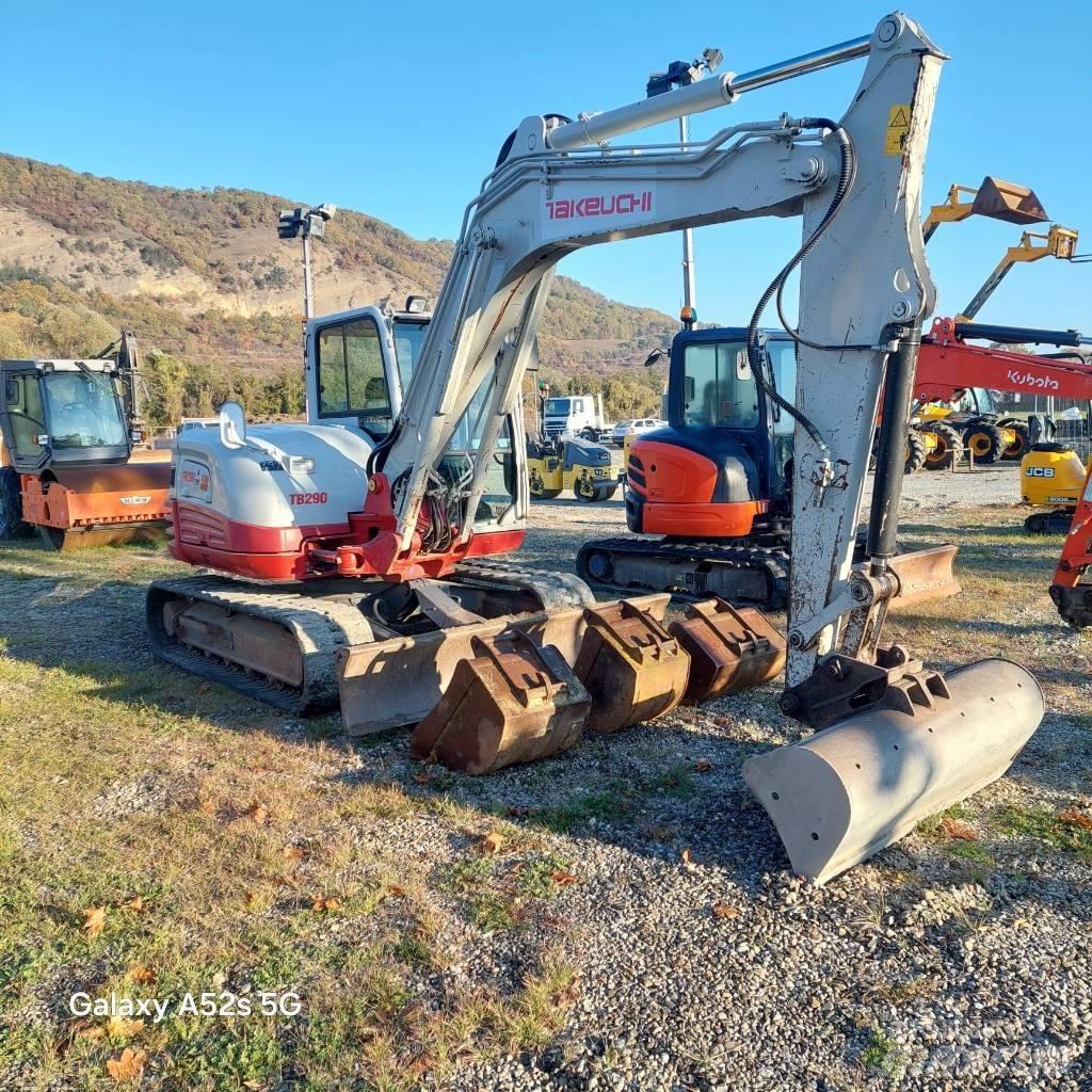 Takeuchi TB 290 Vidutinės galios ekskavatoriai 7-12 t