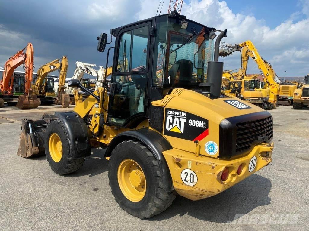 CAT 908 H2 NVT Naudoti ratiniai krautuvai