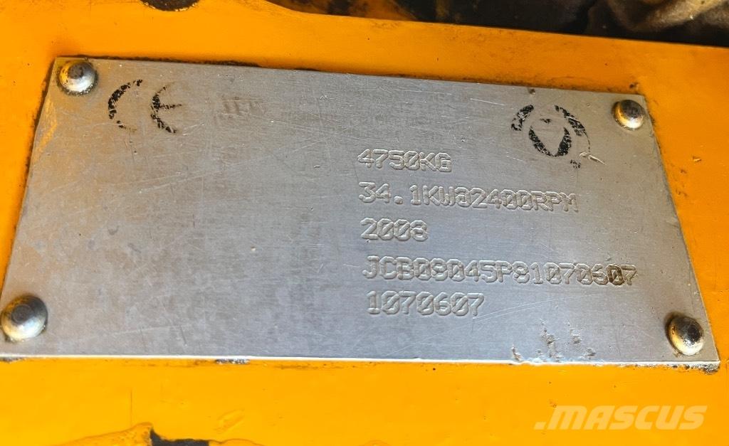 JCB 8045 ZTS Mini ekskavatoriai < 7 t