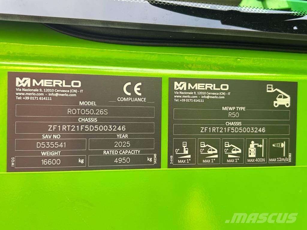 Merlo Roto 50.26 S Teleskopiniai krautuvai