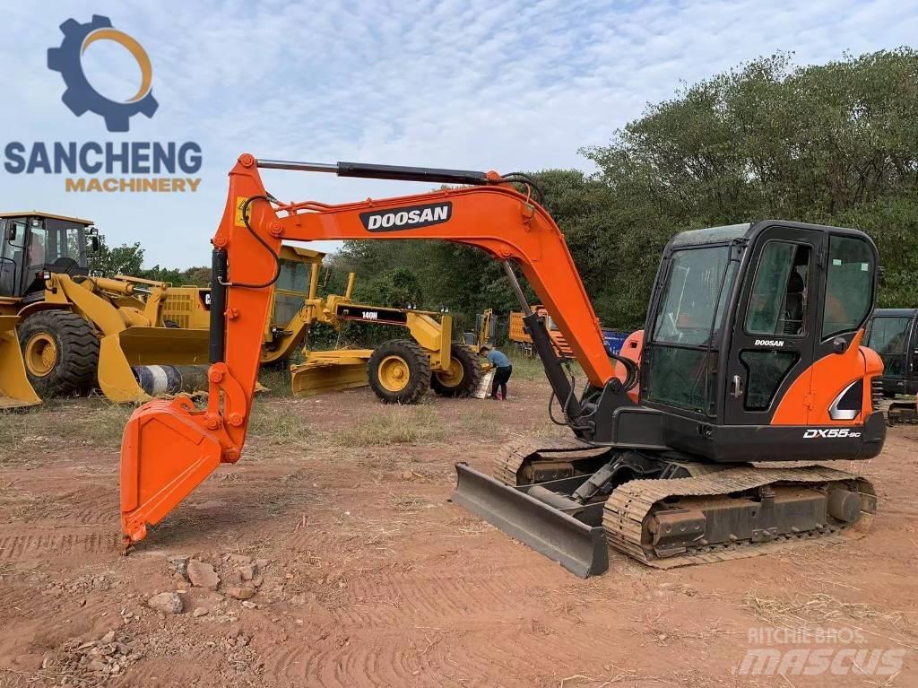 Doosan DX 55 Mini ekskavatoriai < 7 t