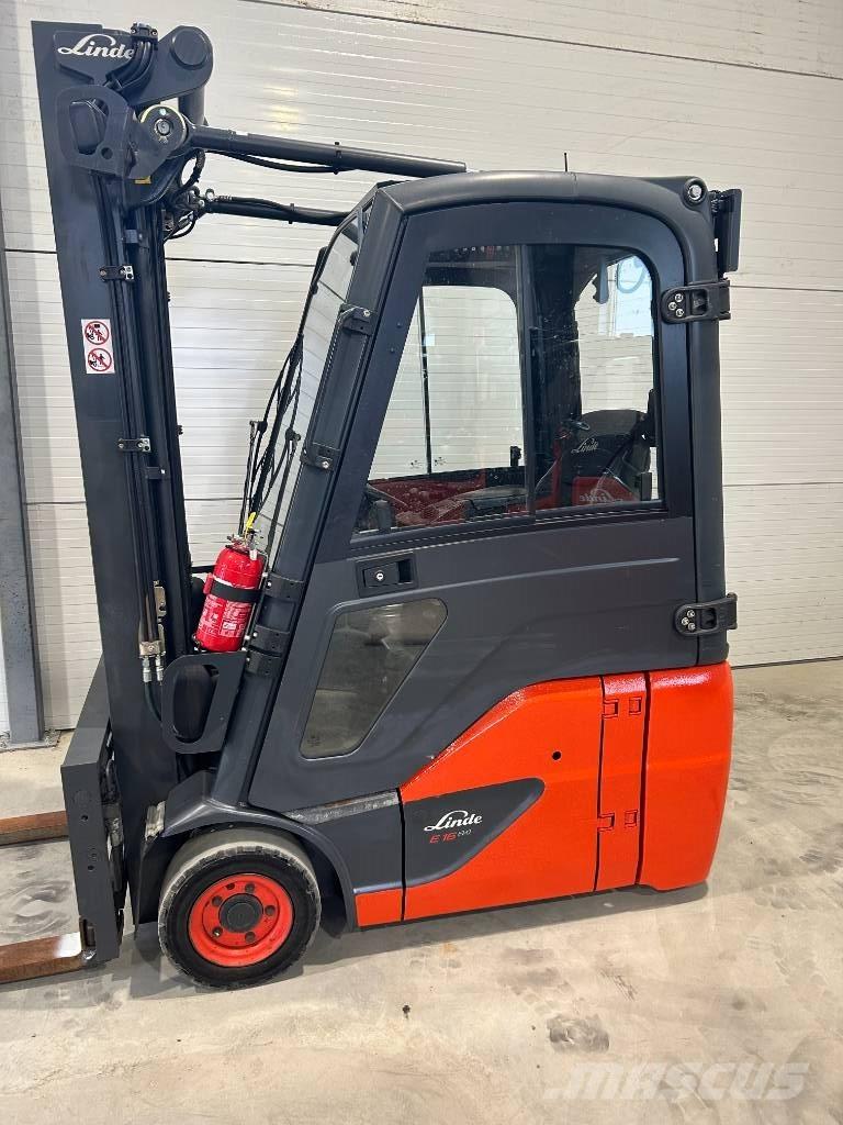 Linde E 16 C-02 Elektriniai šakiniai krautuvai