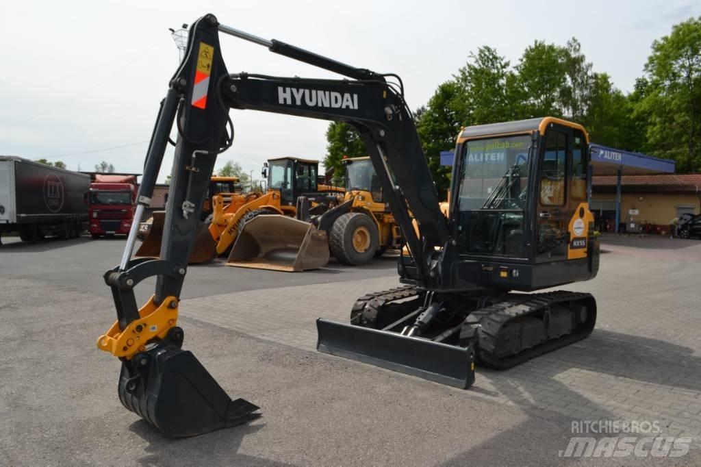 Hyundai HX 55 Mini ekskavatoriai < 7 t